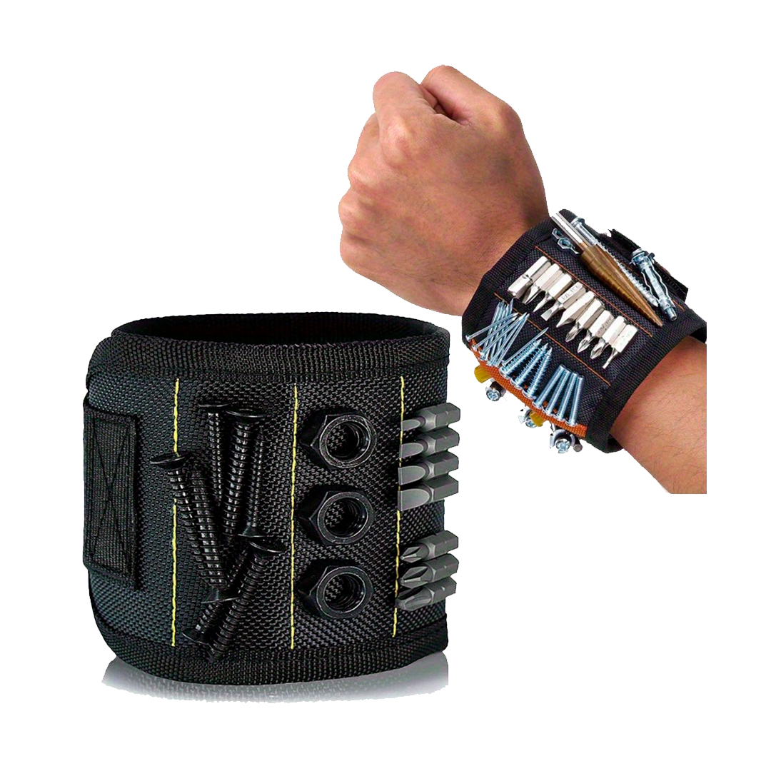 Quick-Access Magnetic Tool Wristband